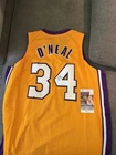 Shaquille O'Neal Autographed Los Angeles Lakers Basketball Jersey JSA