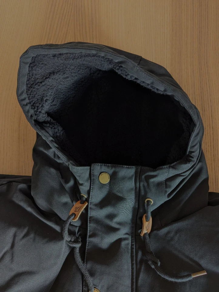 Volcom Starget Parka XL Schwarz | NEU&OVP Herren Winterjacke Teddyfutter - Bild 4 von 4