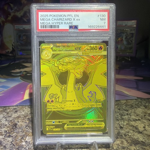 Mega Charizard X ex graded PSA 7 for sale on eBay