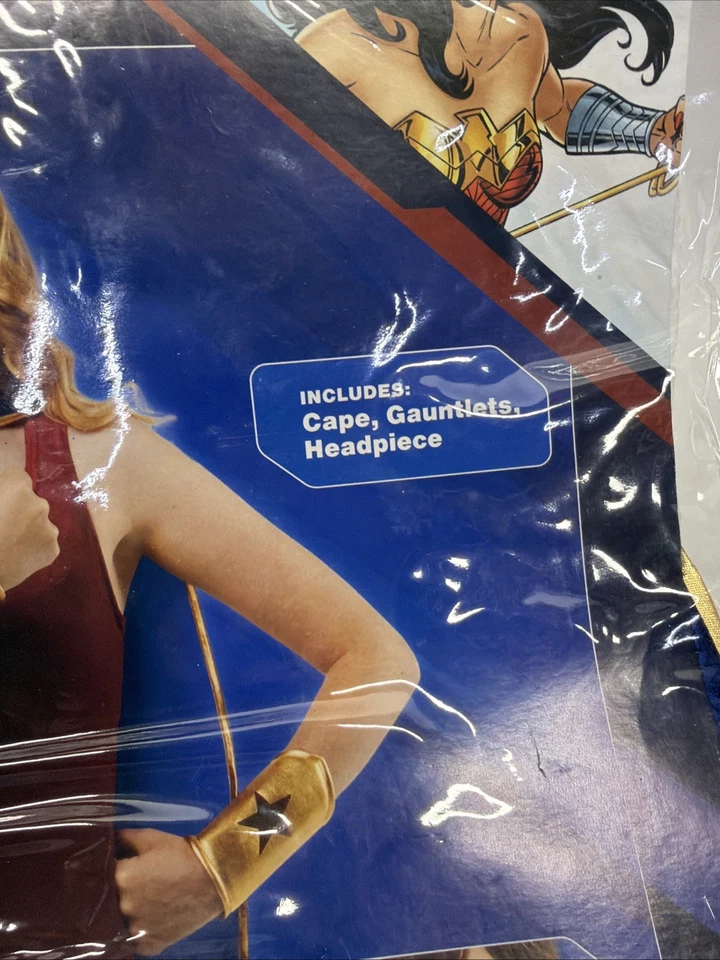 Rubies Adult Wonder Woman Costume Kit OSFM Halloween - Image 3 of 4