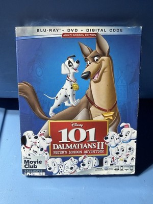 101 Dalmatians II 2 (Blu-ray/DVD, Slipcover, 2003)  Brand New Sealed Disney