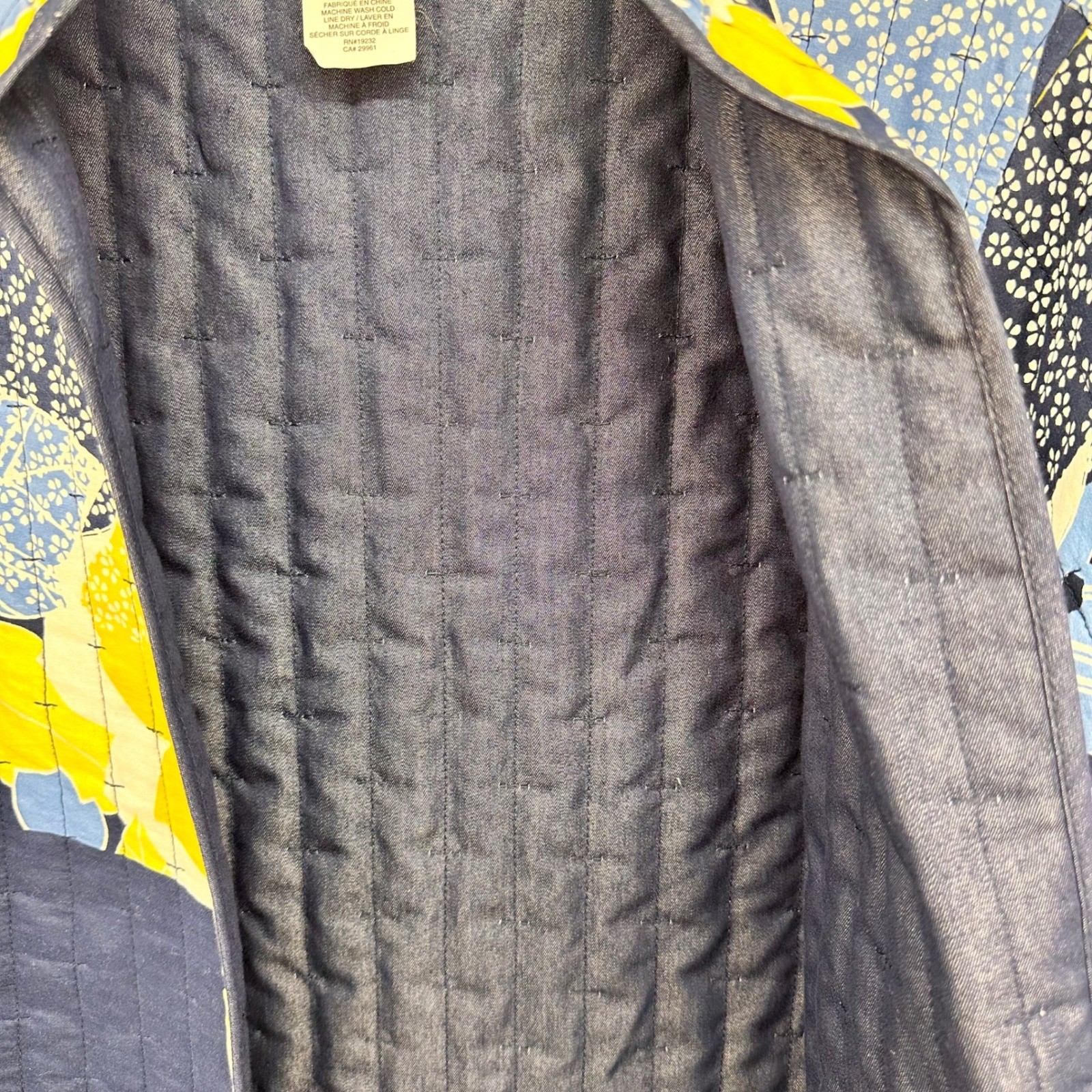 Alfred Dunner Petite Quilted Patchwork Jacket Blu… - image 4