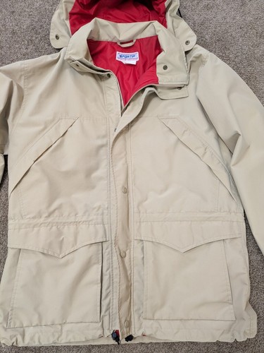 Sportif Riding Jacket Mens Large Brown Gortex Hooded Full Zip - Picture 2 of 15