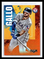 2019 Topps Fire - Joey Gallo #140 Orange /299