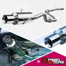 Stainless Catback Exhaust Muffler 4od Rolled Tip For 94-01 Integra Gsrsls Stainless Catback Exhaust Muffler 4od Rolled Tip For 94-01 Integra Gsrsls