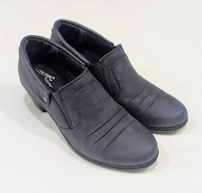 Blue Sz 8M Easy Street Comfort Wave Comfort Shoes 2" Heel