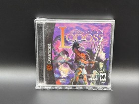 Record of Lodoss War (Sega Dreamcast) Conplete With Manual TESTED WORKING