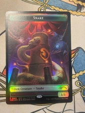 Snake Token Foil Lunar New Year of the Snake 2025 Promo NM English MTG Rare