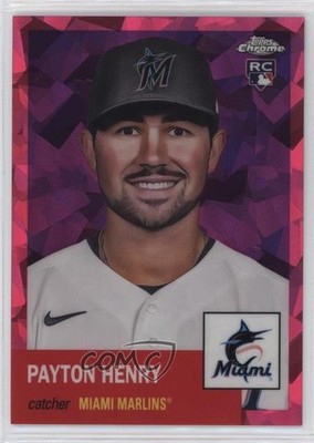 2022 Topps Chrome Platinum Anniversary 58/100 Payton Henry #98 Rookie RC 05ti