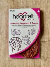 Heartfelt Creations Flowering Dogwood Doves Set Free Die Cuts HCPC-3775