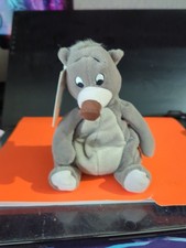 The Disney Store The Jungle Book Baloo Mini Bean Bag Plush