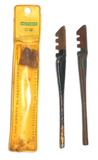 Lot of 2: Vtg 1960s Fletcher Glass Cutters with Sleeve Made in USA Cutting Tools