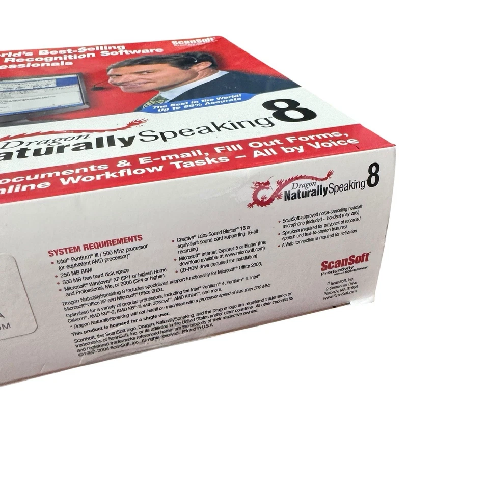 Dragon Naturally Speaking 8 Preferred ScanSoft Software - Image 2 of 3