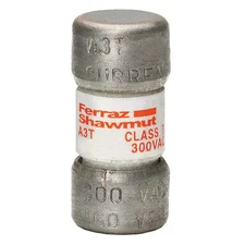 Mersen A3t15 Ul Class Fuse, T Class, Very Fast-Acting, 15A, 300V Ac,