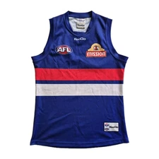 Western Bulldogs Footscray AFL VFL footy jersey medium Kooga c2010's