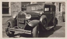 1930s Ford Model A Classic Car Automobile Spare Tire Vintage Photo License Plate 1930s Ford Model A Classic Car Automobile Spare Tire Vintage Photo License Plate