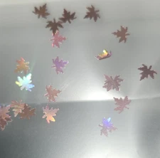 Maple Leaf Nail Glitter Sequins Holographic Laser Butterfly Heart Flakes 1tsp