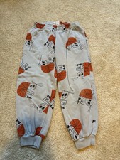 Bobo Choses Kids Joggers Grey with Print Age 4 to 5 Years 110 cm Organic Cotton