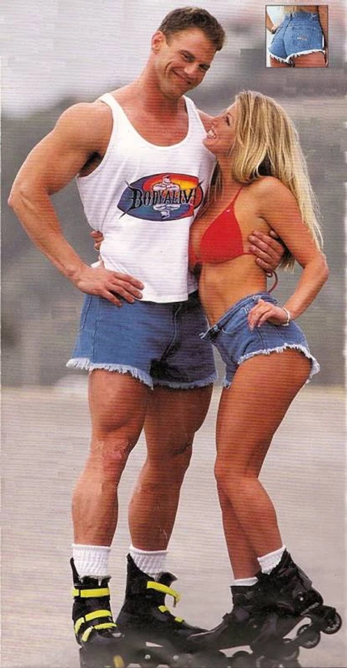 Pantalones Cortos de Jean Body Alive Sport para Mujer S Azul Denim Foto 4 de 4