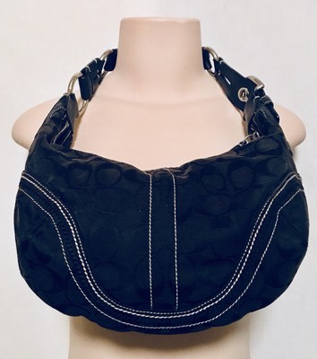 small white coach bolsa