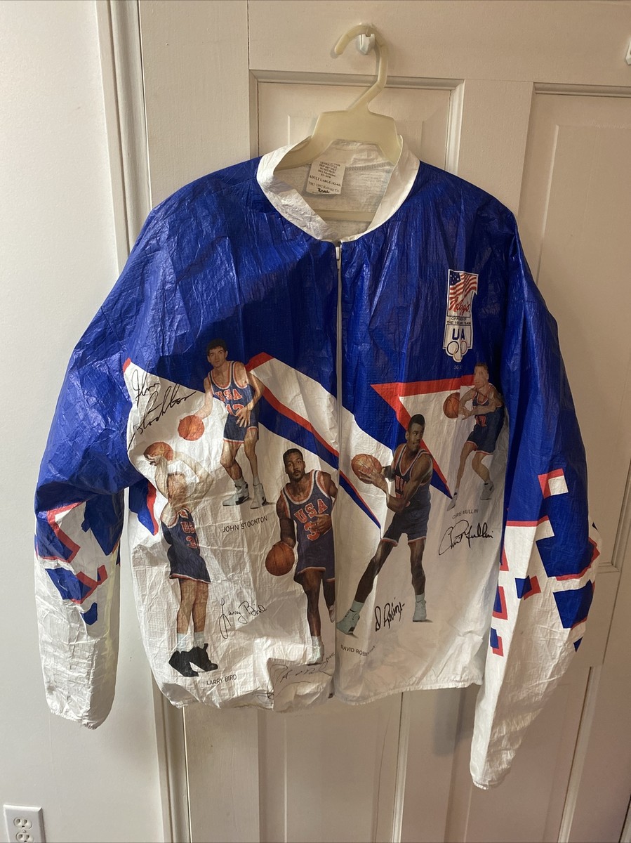 Vintage 1992 Dream Team USA Basketball Kellogg's Jacket Size Adult