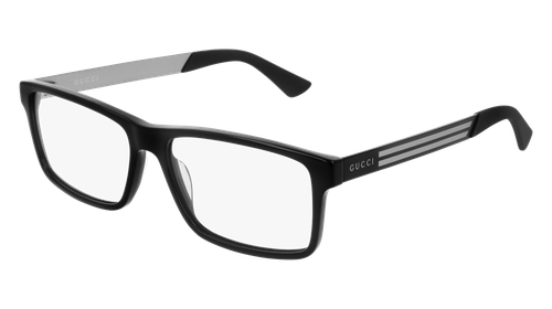 Gucci Occhiali da Vista GG0692O 004 Nero Uomo Rettangolari Autentici | eBay