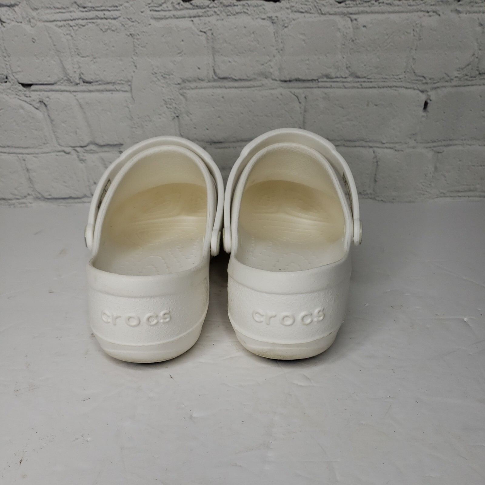 Crocs Comfort SlipOn White Walking Work Clog Mules W… Gem