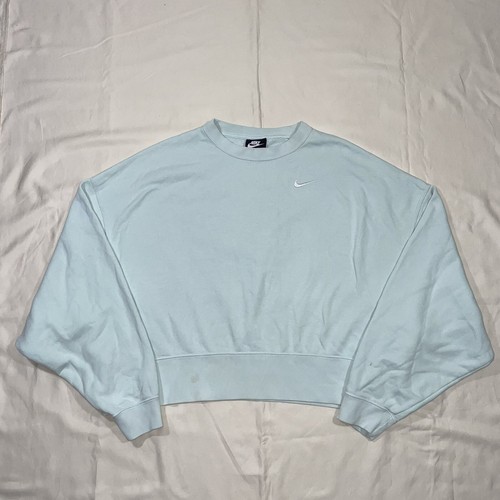 Nike Embroidered Swoosh Crop Top 