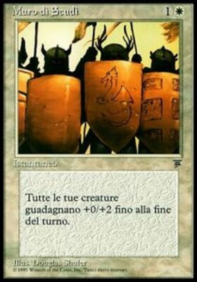 RUSH ITALIANO Wall di Scudi - Shield Wall MTG Magic LEGENDS ITA