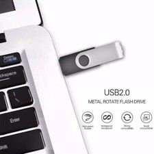 Black 64G Rotating USB Flash Drive High-Speed Hot Selling Portable Computer USB