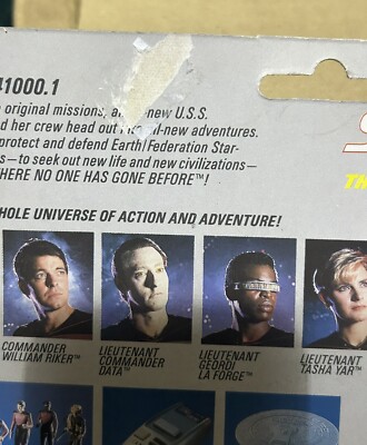 1988 Rare Galoob Star Trek TNG Speckled Face Data Error