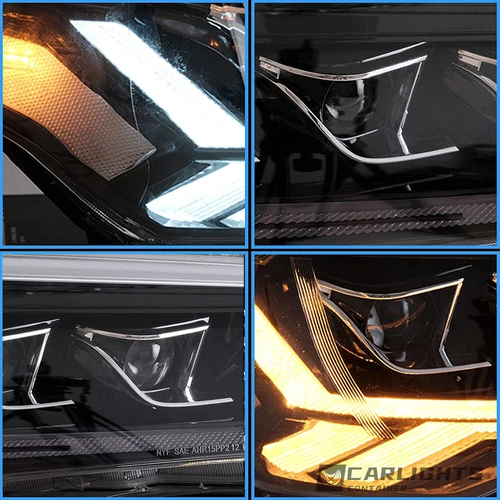 VLAND LED Reflector Head Lights Clear For 2014-2023 Toyota 4Runner W/Sequential - Bild 6 von 13
