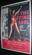 The Living Idol Movie Poster - Babe Tied - Steve Forrest (C-7) 1956