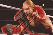 WWE WRESTLING: TYLER BREEZE SIGNED 6x4 ACTION PHOTO+COA **PROOF**