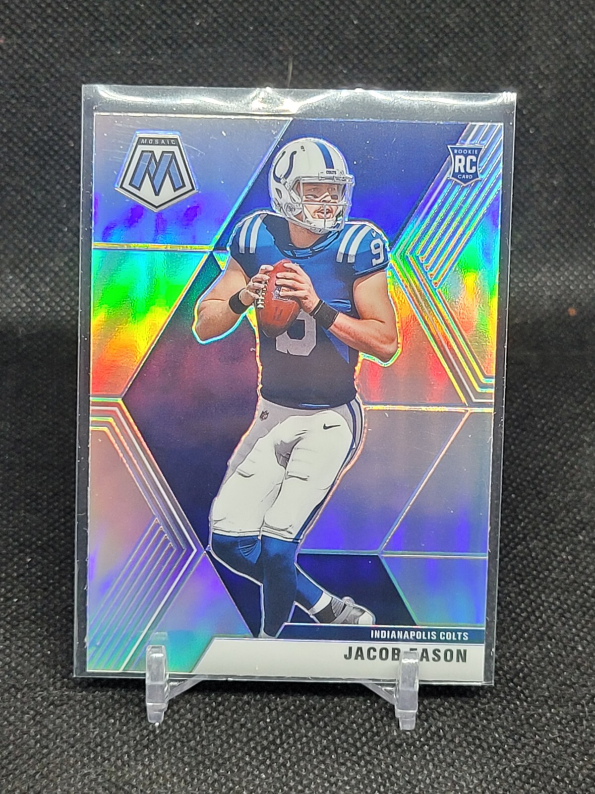 2020 Panini Mosaic Jacob Eason SILVER #236 Rookie Base Indianapolis Colts (JP)