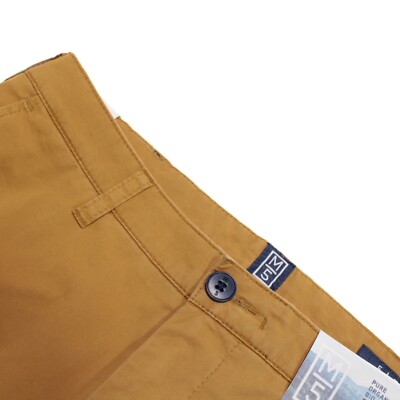 Meyer NWT Chinos / Casual Pants Size 33 US Solid Beige Cotton Blend