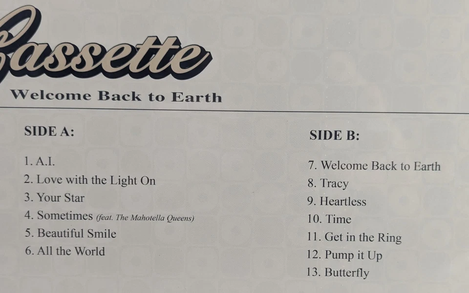 Cassette Welcome Back to Earth 12" Vinyl LP 2022 180g Third Man Records - Image 4 of 4