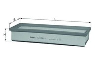 Knecht LX2061/1 Luftfilter FüR Dokker Express Lodgy Logan Mcv Sandero Lada