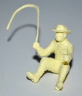 Rare Vintage 1950s Marx Wagon Train Playset 54mm Wagon Driver Plastic Figure