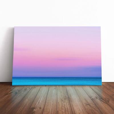Schöner Horizont Meereslandschaft Landschaft Natur Leinwand Wandbild Kunstdruck gerahmtes Bild