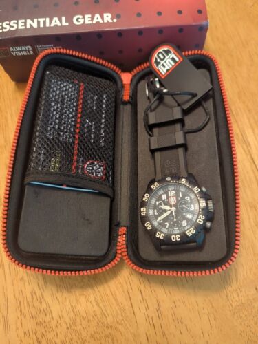 Luminox A 3081  Navy Seal Colormark Swiss Chronograph Quartz Watch Black White  - Picture 1 of 19