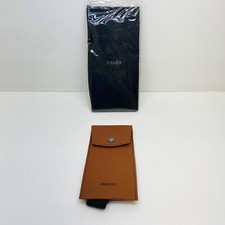 Pen Holder, Pencil Holder, Pen Sleeve Case Hard Cover Journals, Notebooks Brown