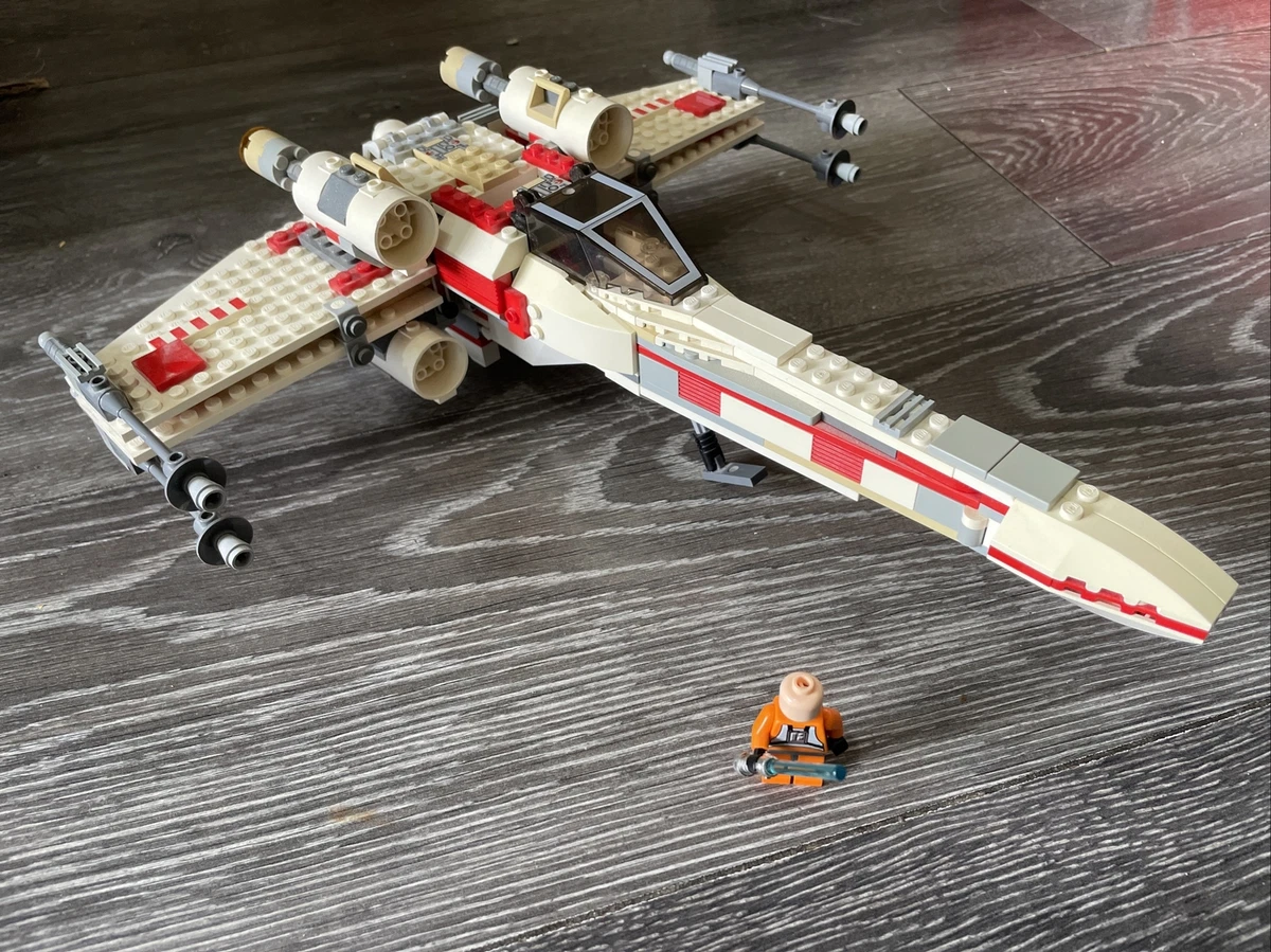 LEGO 6212 Star Wars X-Wing Fighter 100% Complete 6 Figures