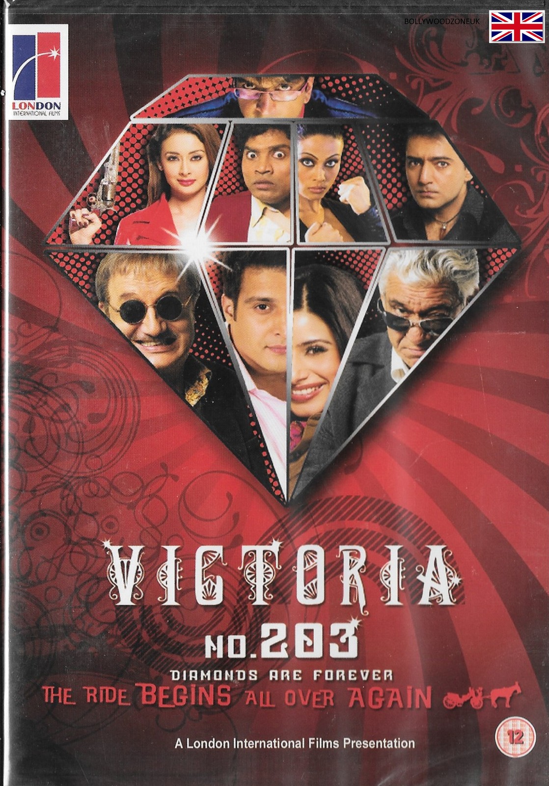 VICTORIA NO. 203 - ANUPAM KHER - OM PURI - NEW BOLLYWOOD DVD – FREE UK POST
