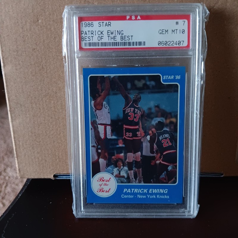 1986 Star Patrick Ewing Best Of The Best PSA 10  ONLY 2 IN THE WORLD 🌎 🔥🔥🔥🔥
