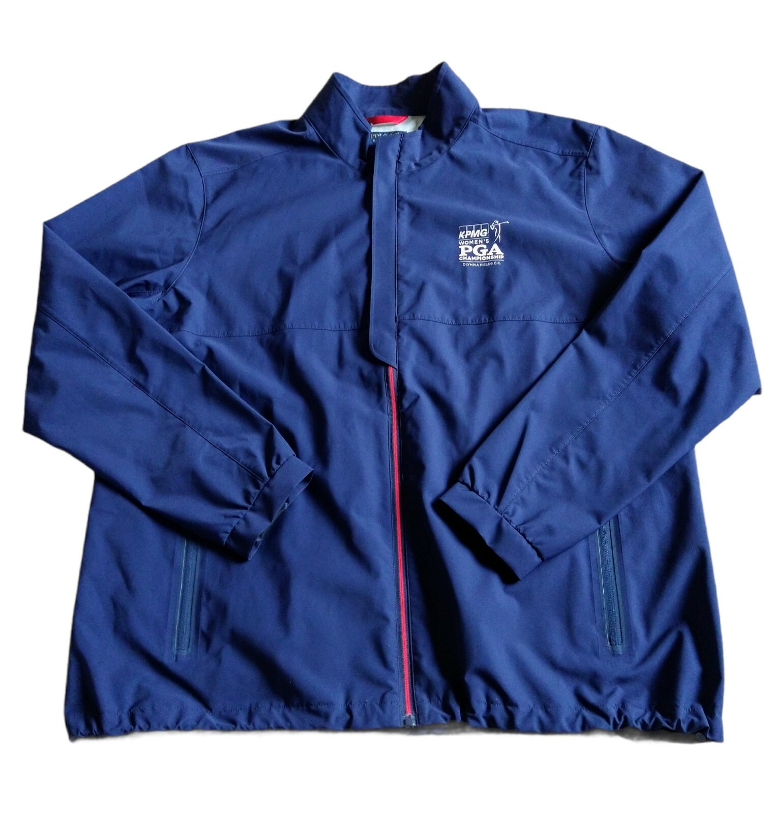 Polo Golf Ralph Lauren Womens Windbreaker Jacket XL Blue PGA Championship