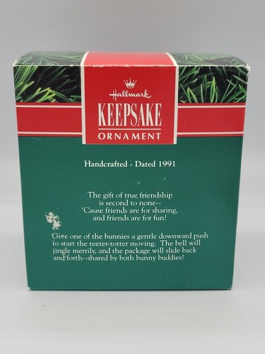 Hallmark Keepsake Christmas Ornament - Friends Are Fun - 1991 - MIB - Picture 7 of 8