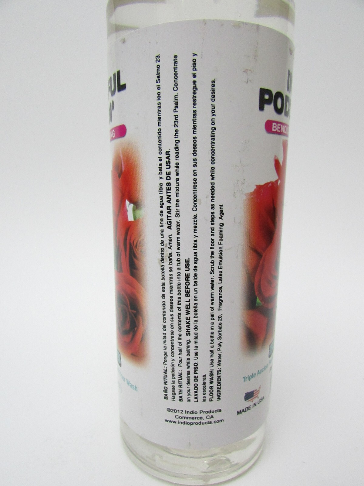 Rosas Agua Para Bano Espiritual / Rose's Spiritual Cleanse Bath 8 fl oz