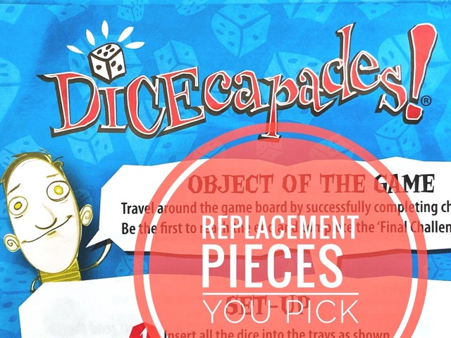 Dicecapades Replacement Parts Dice & Cards Individual or Set You Pick 2007 -2011