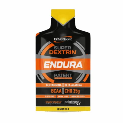 ETHIC SPORT EthicSport SUPER DEXTRIN ENDURA con Glutammina, B-alanina, Bcaa box di 15pz 60ml